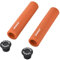 Bike Lenker Griffe, rutschfeste Gummi Fahrrad Griff Griff mit Lock, Bike Handgriff für Scooter Cruiser Urban Bike Dreirad Rad Stuhl Mountain Bike Road Bike MTB BMX (Orange, 30mm)