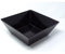 EFAY Cuenco cuadrado negro Canon de melamina 7 cm h 4,2 cm