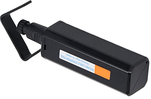 Kabelmantel-Abisolierer, Werkzeug Zum Schnellen Entfernen der Ummantelung mit Einstellbarer Klingentiefe, Aluminiumlegierung und ABS-Material, für 19–40 Mm Glasfaserdraht