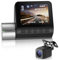 Dashcam Dashcam 4K GPS WiFi Moniteur Dash Cam pour Voiture Dvr Double Caméra Avant Et Arrière Vision Nocturne Dvrs Enregistreur Vidéo Stationnement 24h Caméra Voiture(V50 None)
