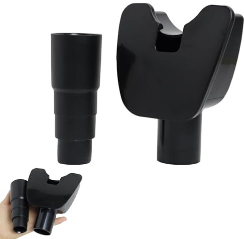 Hands-Free Dust Collector,Electric Drill Vacuum Cleaner,Dust Extraction Tool for Wall-Mounted Vacuum Attachment to Remove Debris and Prevent Splashing During Drilling,Compatible with Most Drills