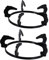 OFFSCH 2pcs Gas Stove Holding Rack Cast Iron Anti-Skid Pot Holders for Use for Gas Cookers Sturdy Heat Resistant Design Housewarming Present