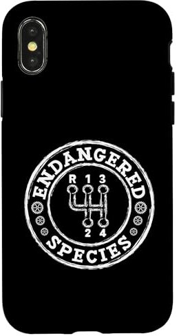 Endangered Manual Gearbox Species Stick 4-Speed Classic Car Case for iPhone X/XS