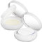 CALLARON 2stücke Leere Cushion Foundation Compact Cases Mit Spiegel Runde Powder Container Für Lose Puder Und Kosmetikprodukte Vielseitig Einsetzbar Und Langlebig