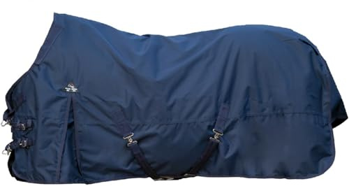 HKM Kombi 2 Turnout Rug Dark Red 7'3