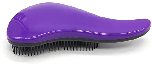 Fockety Kopfhaut-Peeling-Bürste, Haarmassagegerät, Boosts, für Friseure, Lila