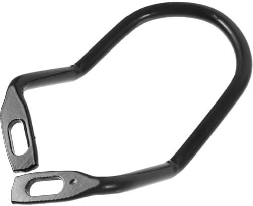 POPETPOP Schaltkettenschutz aus Stahl für Fahrräder und Falträder, Schwarz