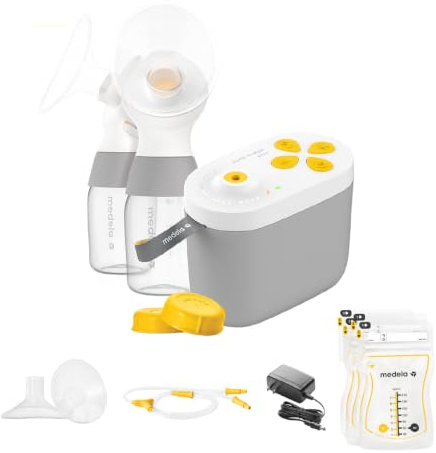 Neue Medela Pumpe im Stil Pro+ Milchpumpe, wiederaufladbar, Krankenhausqualität, doppelte elektrische Milchpumpe