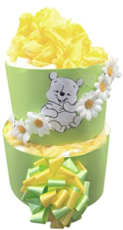 Windeltorte | Neutral | Das Geschenk zur Geburt,Taufe oder Babyshower