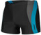 Zagano Maillot de Bain Homme Moulant avec Cordon de Serrage, Garçon, Noir Gris Bleu M