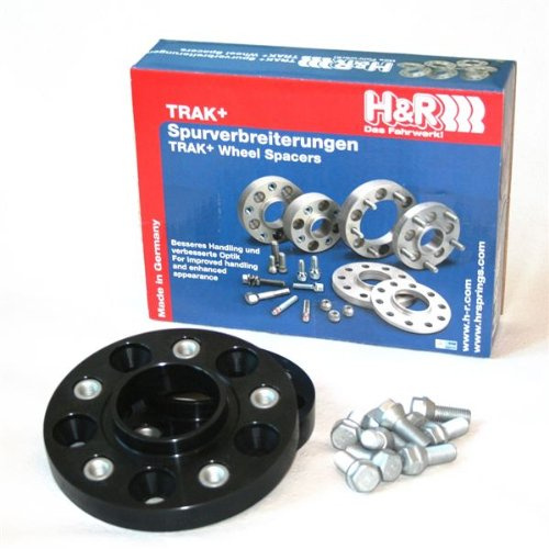 H&R DRA-System Wheel spacer set 70mm per axle - Bolt pattern 5x120 - Hub 72,5mm - Bolt size M14x1,5 - compatible with BMW - Black