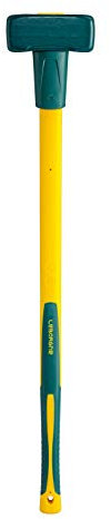Leborgne, Masse couple batipro (4kg) manche tri-matière ergonomique novamax, Idéal pour une utilisation quotidienne, Angles arrondis, Faces latérales plates, manche ergonomique tri-matière Novamax