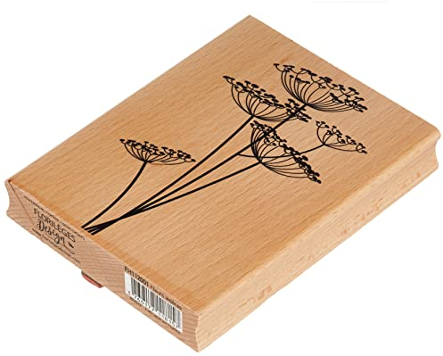 Florilèges Design fh112001 Stempel Scrapbooking Blumen Leichte beige 13 x 10 x 2,5 cm