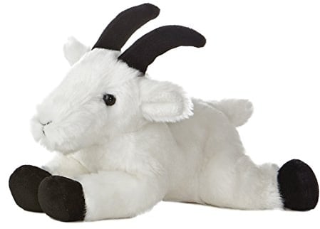 Aurora World 31325 - Plüschtier - Mini Flopsie - Ziege, 8 Zoll / 20.5 cm