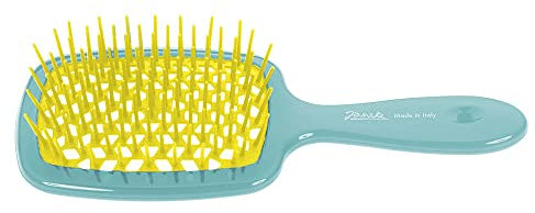 Jäneke Brosse Superbrush Turquoise/jaune - 55 g.