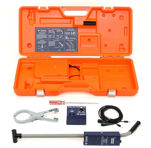 TEMPO Communications 501 Tracker II Underground Wire Locator, Buried Wire Locator, Underground Wire Tracer, Locate Wires 7 Ft Deep (2026 Model)