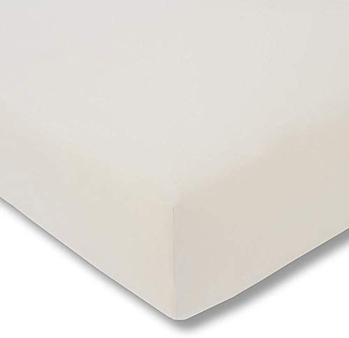 Spannbetttuch Zwirnjersey | Elfenbein