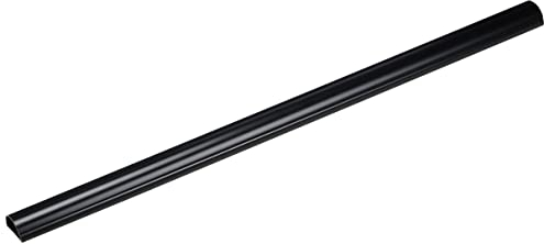 D-Line 1M6030B TV Semicircular Cable Duct | Cable Cover | 60 x 30 mm, 1 m Length - Black