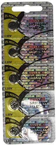 MAXELL Game Points Direct SR916SW/V373 - Pila a bottone, ossido d'argento