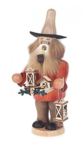 Räuchermännchen Laternenhändler - 20,5cm - Original Erzgebirge Räuchermann - Dregeno Seiffen
