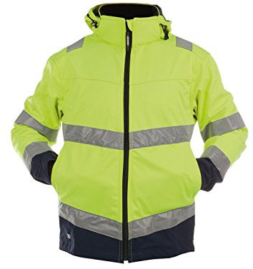 SOFTSHELL MALAGA PES74 (280 gr) GELB/DUNKELBLAU 2XL