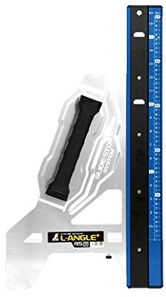 SHINWA Sokutei 73150 Lineal für Kreissäge L-Angle Plus, kompatibel mit Maßstab 45 cm