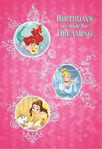 Disney Princess Geburtstagskarte zum Träumen.