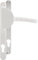 HOPPE Profiltür-Schmalschild-Garnitur Tôkyô, 554/303N/1710RH weiss, 92 mm