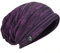 Herren Strickmütze Slouch Baggy Skullcap Vintage Wintermütze B5001 (Lila)