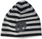 maximo Jungen Beanie, Ringeljersey, gestreift Mütze, Mehrfarbig (Graumeliert/schwarz 423), 51