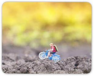 Miniatur-Radfahrer Mauspad Pad - Radfahren Fahrrad Fun Computer-Geschenk # 12514