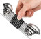 Set di 8 misurini magnetici impilabili in acciaio inox a doppio lato per misurare ingredienti secchi e liquidi