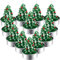 12 Stück Weihnachtsbaum Teelicht Kerzen Handgemachte Zarte Baum Kerzen für Weihnachten Haus Dekoration Geschenke (Stil I)