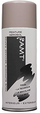 Les Colis Noirs LCN - Lot de 2 Bombe de Peinture Taupe 330ml - Spray Aérosol Décoration - BPA25