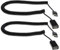 Be In Your Mind 2 Pezzi Cavo Adattatore A Spirale A Spirale USB 2.0 Da Maschio A Femmina Cavo Di Prolunga Telescopico A Molla Nera Da 3M Per La Sincronizzazione E La Ricarica Dei Dati