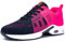 DYKHMILY Scarpe Antinfortunistiche Donna Leggere Cuscino d'Aria Scarpe da Lavoro con Punta in Acciaio Comode Traspiranti Sportive di Sicurezza Scarpe Estive (Rosa Fiamma 37 EU)