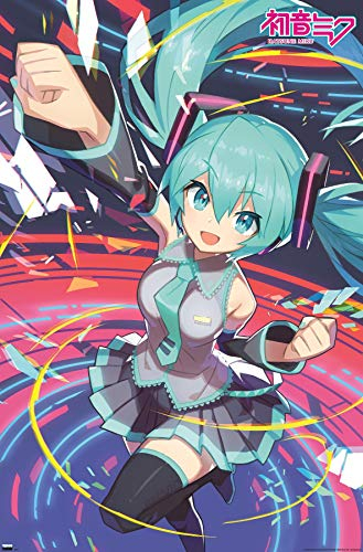 Trends International Hatsune Miku – Faust Wandposter, 34 L x 22,4 W, Premium ungerahmte Version