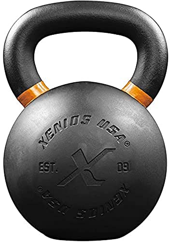 Xenios USA - PSRBKBL28 - Kugelhantel aus Gusseisen schwarz - 28 kg