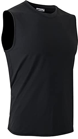 MeetHoo Herren Tank Top, Muskelshirts Tankshirt Ärmellose Shirt Achselshirt Schnelltrocknendes Unterhemd Gym Running für Männer