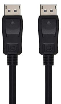 Monoprice 8K DisplayPort 2.0 Cable - 1.5 Feet | 80.0Gbps, 16K Resolution, Supports NVIDIA G‑Sync AMD FreeSync, Compatible for Gaming Monitor, TV, PC, Laptop and More