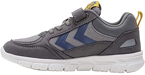 hummel Kinder Sneaker X-Light grau/gelb/dunkelblau/dunkelgrau 29