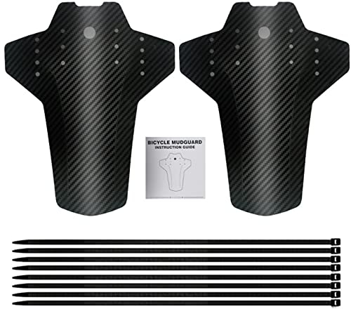 KAYSENSUK 2 Stücke Schutzbleche Mountainbike MTB Mudguard, Rennrad Schutzbleche Vorne und Hinten Set Zubehör Cube Spritzschutz Fahrrad Mudrocker