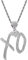 MAYIYAHO Hip Hop Ice out Zircon Lettera XO Collana Pendente per Uomini Donne Rock Rap Party Jewelry