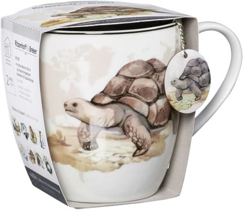 Ritzenhoff & Breker Kaffeebecher 500 ml Wildlife mit Anhänger Größe Kaffeebecher 500 ml Wildlife Turtle