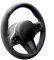 Alfanxi Coprivolante in alcantara per BMW G20 G21 F40 F44 G22 G26 G30 G31 G32 G11 G12 G13 G14 G15 G16 G01 G02 G05 G06 G07 G29 (Righe blu)