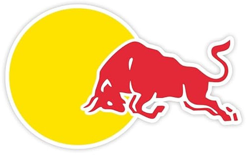 FAiruo Angry Bull autoadesivo in PVC adesivo per auto impermeabile decorazioni per paraurti lunotto posteriore laptop (colore: B, dimensioni: 10 cm)