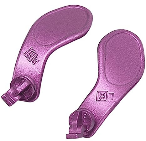 Lot de 4 Palettes Arrière pour Contrôleur de Jeu, Palettes Professionnelles en Acier Inoxydable en Métal, Boutons Arrière en Métal de Remplacement pour Contrôleur PS5 Edge,