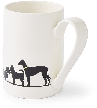 Portmeirion Home & Gifts Merion Silhouette Dog Friends Mug