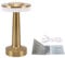 Glomora Rustikale Vintage-Schreibtischlampe aus Metall – Wiederaufladbare Tragbare USB-Tischleuchte Für Café, Restaurant Und Schlafzimmer – Dimmbare Nachttischlampe,Gold