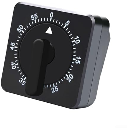 Minuteur mécanique de cuisine, 1 heure 60 minutes Minuteur de cuisine mécanique Minuteur de jeu Alarme Compte à rebours Outil